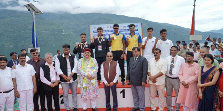 टीएचडीसी इंडिया लिमिटेड द्वारा आयोजित “ओपन नेशनल कैनोइंग स्प्रिंट सीनियर (पुरुष और महिला) चैंपियनशिप और 37वें राष्ट्रीय खेल-2023” के क्वालीफायर का समापन