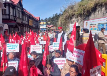 किसानों और मजदूरों का शिमला में महापड़ाव शुरू…..