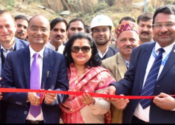 210 मेगावाट लूहरी स्टेज-1 जलविद्युत परियोजना द्वारा सतलुज नदी पर निर्मित डबल लेन स्टील ट्रस ब्रिज का लोकार्पण