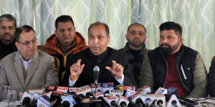 छत्तीसगढ़ में हुए घोटालो के पैसे का इस्तेमाल हिमाचल चुनाव में, जांच का विषय : जयराम