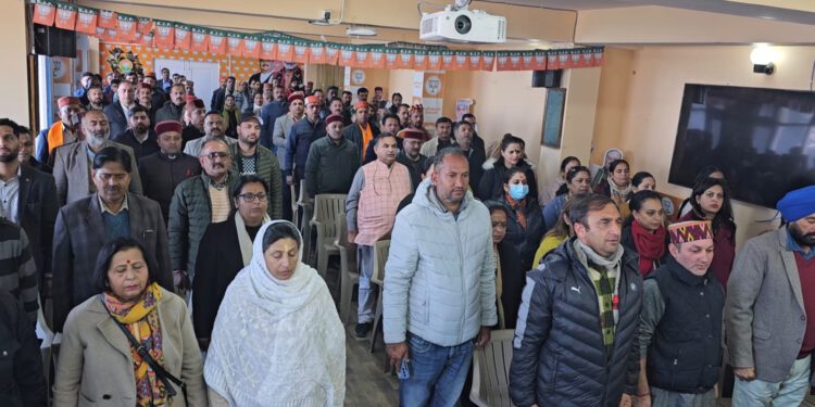 संगठन चुस्त दुरुस्त करते हुए जीत की ओर अग्रसर भाजपा : बिहारी