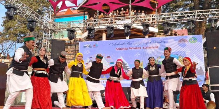 शिमला विंटर कार्निवल का पांचवा दिन रहा जिला चम्बा, मण्डी, सिरमौर और शिमला के कलाकारों के नाम
