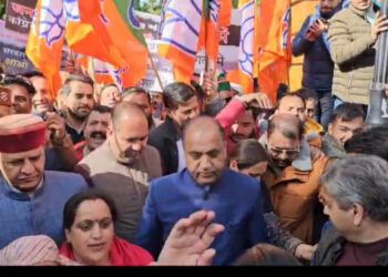 हिमाचल की जनता के साथ धोखा है यह जश्न : बिंदल