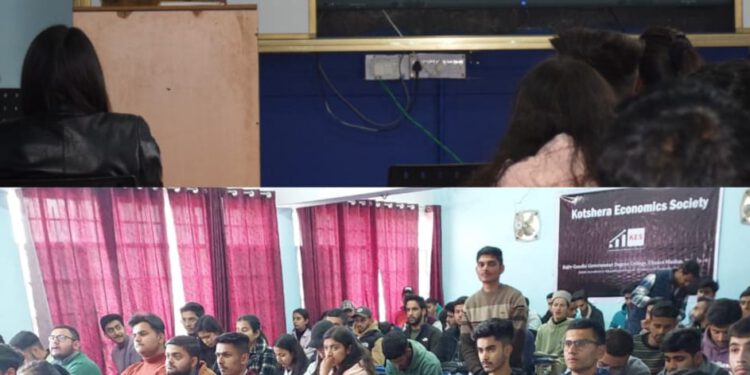 कोटशेरा अर्थशास्त्र सोसायटी द्वारा “विकसित भारत @2047” विषय पर एक दिवसीय कार्यक्रम का आयोजन