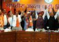 9 विधायकों का भाजपा द्वारा शिमला पहुंचने पर जोरदार स्वागत