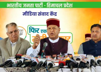 झूठ के आधार पर वोट मांगती आई कांग्रेस, कांग्रेस का घोषणा पत्र झूठ का पुलिंदा : बिंदल