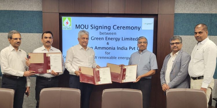 एसजेवीएन ने एएम अमोनिया (इंडिया) प्राइवेट लिमिटेड के साथ एमओयू हस्ताक्षरित किया