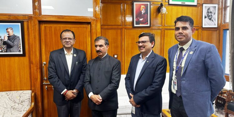 आर.बी.आई. के क्षेत्रीय निदेशक ने मुख्यमंत्री से भेंट की राज्य में बैंकिंग विकास पर की चर्चा