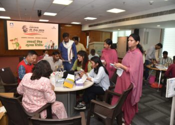 एसजेवीएन ने स्वच्छता एवं निर्माण कार्यों के श्रमिकों के लिए स्वास्थ्य शिविर का आयोजन किया