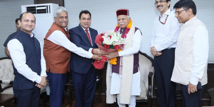 एसजेवीएन ने नवरत्न दर्जा हासिल करने पर केंद्रीय विद्युत मंत्री का आभार व्यक्त किया