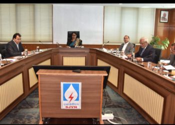 राष्ट्रीय सफाई कर्मचारी आयोग की उपाध्यक्ष  अंजना पंवार ने एसजेवीएन कापोरेट कार्यालय, शिमला का दौरा किया