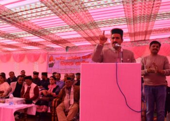 लोक निर्माण मंत्री विक्रमादित्य सिंह ने बठोरा से 8 करोड़ की लागत से निर्मित तीन सड़कों का किया शुभारंभ