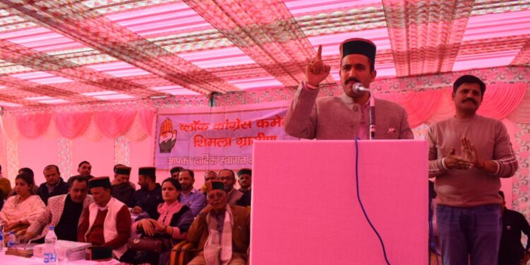 लोक निर्माण मंत्री विक्रमादित्य सिंह ने बठोरा से 8 करोड़ की लागत से निर्मित तीन सड़कों का किया शुभारंभ