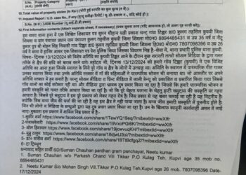 जंगली मुर्गा मामले में एफआईआर दर्ज…..