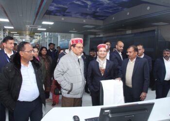 संयुक्त सचिव (हाइड्रो) ने किया नाथपा झाकड़ी हाइड्रो पॉवर स्टेशन का दौरा