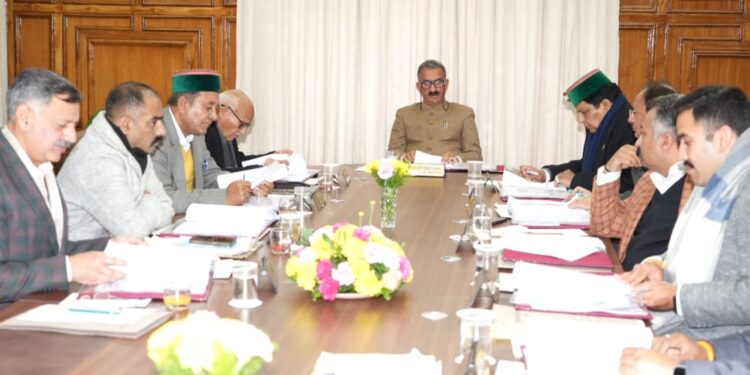 हिमाचल प्रदेश मंत्रिमंडल के निर्णय