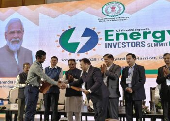 एसजेवीएन ने छत्तीसगढ़ सरकार तथा सीएसपीजीसीएल के साथ 1800 मेगावाट कोटपाली पंप स्टोरेज परियोजना के लिए एमओयू हस्ताक्षरित किया