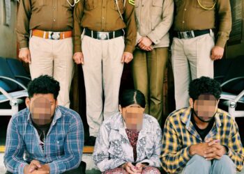 कोटखाई में एक महिला सहित 3 लोग 54.420 ग्राम चिट्टा के साथ गिरफ्तार……