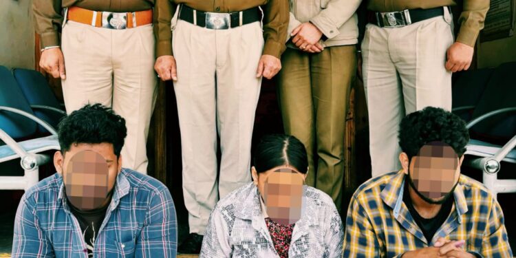 कोटखाई में एक महिला सहित 3 लोग 54.420 ग्राम चिट्टा के साथ गिरफ्तार……