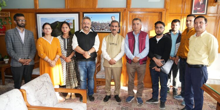 एसएमसी अध्यापक संघ के प्रतिनिधिमंडल ने मुख्यमंत्री से भेंट की