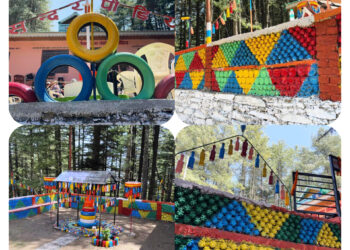 प्रेरणा:- चौपाल की ग्राम पंचायत पौड़िया में प्रदेश के दूसरे स्वामी विवेकानंद पंचवटी प्लास्टिक वेस्ट पार्क का निर्माण