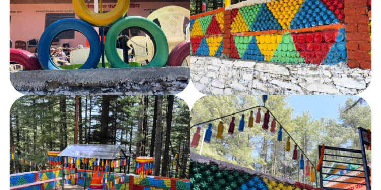 प्रेरणा:- चौपाल की ग्राम पंचायत पौड़िया में प्रदेश के दूसरे स्वामी विवेकानंद पंचवटी प्लास्टिक वेस्ट पार्क का निर्माण