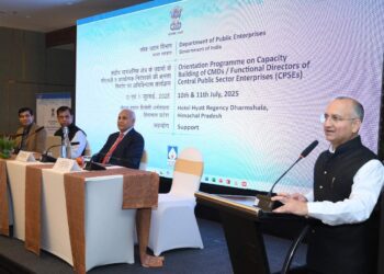 एसजेवीएन ने डीपीई के सहयोग से सीपीएसई के अध्यक्ष एवं प्रबंध निदेशकों एवं निदेशकों के लिए दो दिवसीय ओरिएन्टेशन कार्यक्रम का आयोजन किया