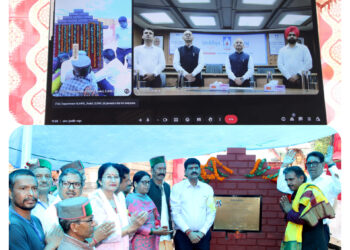 निदेशक (कार्मिक), एसजेवीएन  अजय कुमार शर्मा ने किया श्री देवता महारूद्र काजल जी की प्राचीन कोठी के जीर्णोद्धार का शिलान्यास