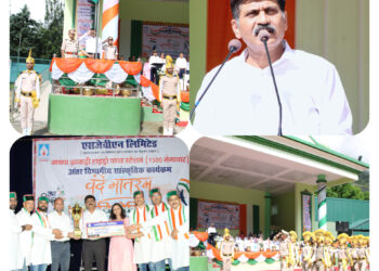 नाथपा झाकड़ी हाइड्रो पावर स्टेशन में धूमधाम से मनाया गया 79वाँ स्वतन्त्रता-दिवस