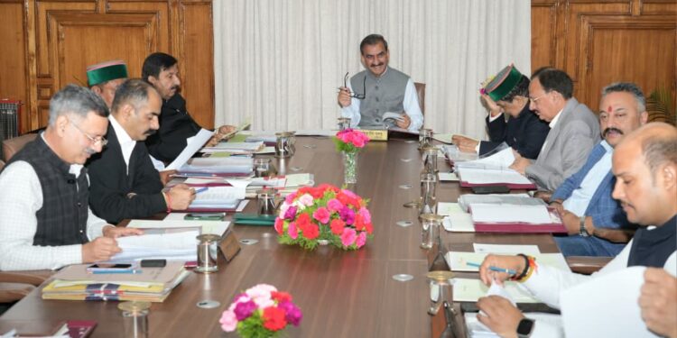 प्रदेश मंत्रिमंडल की बैठक आयोजित, लिए कई अहम निर्णय…..