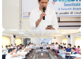 नाथपा झाकड़ी हाइड्रो पॉवर स्टेशन में “स्वच्छता पखवाड़ा 2025” का आगाज़