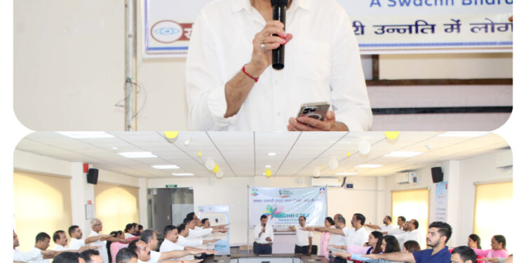 नाथपा झाकड़ी हाइड्रो पॉवर स्टेशन में “स्वच्छता पखवाड़ा 2025” का आगाज़