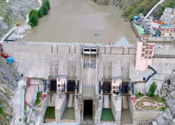 नाथपा झाकड़ी हाइड्रो पॉवर स्टेशन ने हासिल किया 1065.190 मिलियन यूनिट का दूसरा सर्वाधिक मासिक विद्युत उत्पादन का अभूतपूर्व कीर्तिमान