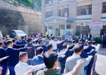 नाथपा झाकड़ी हाइड्रो पॉवर स्टेशन में सतर्कता जागरूकता सप्ताह 2025 का आगाज़