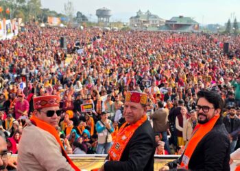 धर्मशाला में जोरावर स्टेडियम पूरी तरह भरा, सुक्खू सरकार के खिलाफ उमड़ा जनसैलाब