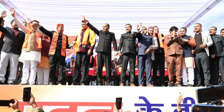 प्रदेश के कोने कोने में सुक्खू सरकार को उखाड़ फेंकने के लग रहे हैं नारे: जयराम ठाकुर