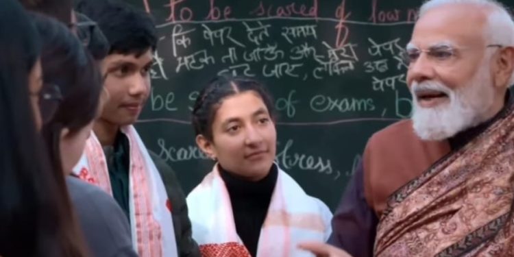 हिमाचल की अनुष्का ने परीक्षा पे चर्चा में पीएम मोदी से किया संवाद