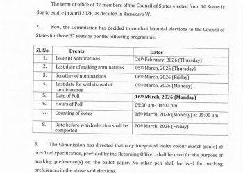 राज्यसभा चुनावों की घोषणा, हिमाचल में भी हो रही है एक सीट खाली, जानिए कब होंगे चुनाव….