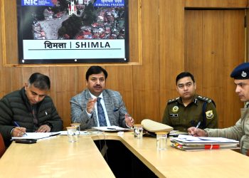 उपायुक्त की अध्यक्षता में जिला स्तरीय मासिक एनकॉर्ड बैठक आयोजित