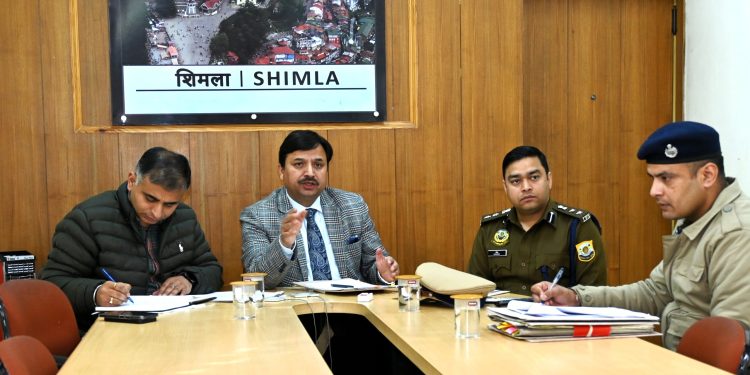 उपायुक्त की अध्यक्षता में जिला स्तरीय मासिक एनकॉर्ड बैठक आयोजित