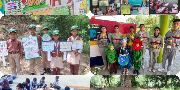 हिमाचल के स्कूलों में उत्साह के साथ मनाया गया विश्व पृथ्वी दिवस