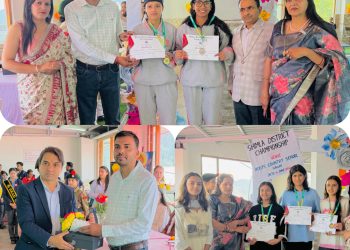 रूटस कंट्री स्कूल बागी में जिला स्विमिंग चैंपियनशिप का आयोजन