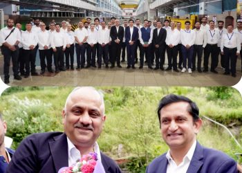 निदेशक (परियोजनाएं)  राजेश कुमार चंदेल ने किया नाथपा झाकड़ी हाइड्रो पावर स्टेशन का दौरा